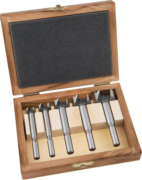 Forstnerbohrerset ALPEN® Sharp Shark 5 -teilig Ø 15,0 - 35,0 mm