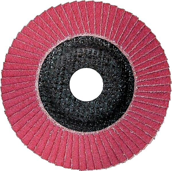 Lamellenschleifteller verox® INOX Spezialkorund Körnung:KK 40 125 mm