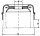 Topfbürste gezopft Stahldraht 0,35 mm 65 mm x M 14 x 2,0