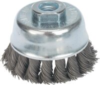 Topfbürste gezopft Stahldraht 0,50 mm 65 mm x M 14 x...