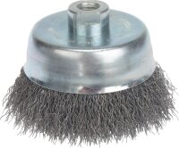 Topfbürste Stahldraht gewellt 0,35 mm 60 mm x M 14 x...