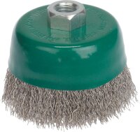 Topfbürste Edelstahldraht gewellt 0,30 mm 60 mm x M...