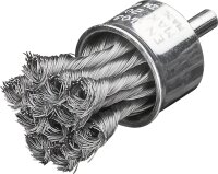 Pinselbürste gezopft Stahldraht 0,35 mm 22 mm,...