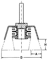 Flächenbürste Stahldraht gewellt 0,30 mm 70 mm, Schaft 6,0 mm