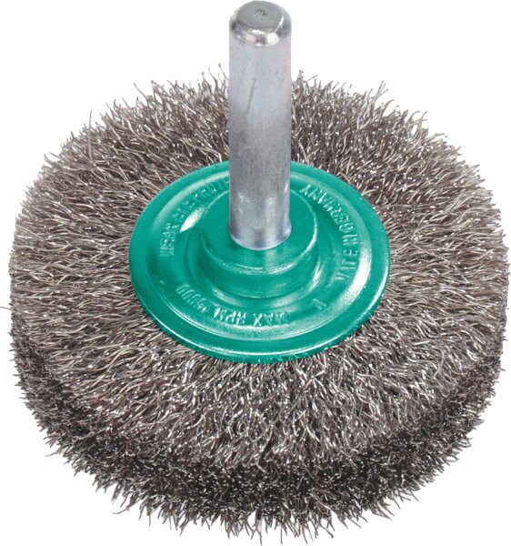 Rundbürste Edelstahldraht 0,20 mm 40 mm, Schaft 6,0 mm