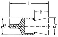 Pinselbürste, Länge 68 mm Edelstahldraht 0,30 mm 30 x 29 mm, Schaft 6,0 mm