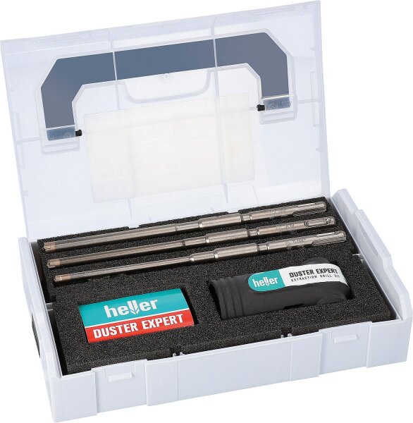 Absaugbohrer-Set HELLER DUSTER EXPERT 3-teilig SDS-Plus Ø 6,8 und 10mm