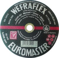 Trennscheibe Euromaster gerade für Metall 125 x 3 x 22 mm