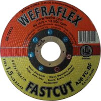 Trennscheibe Fastcut gerade für Metall 115 x 1,5 x...
