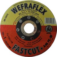 Trennscheibe Fastcut gerade für Metall 115 x 1 x 22 mm