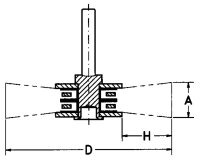 Rundbürste Schleifborsten Körnung 500mm Ø22mm mit 3mm Schaft