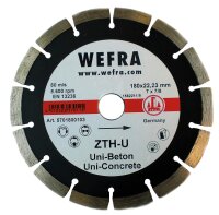 Diamanttrennscheibe Universal ZTH-U 230 x 22 mm