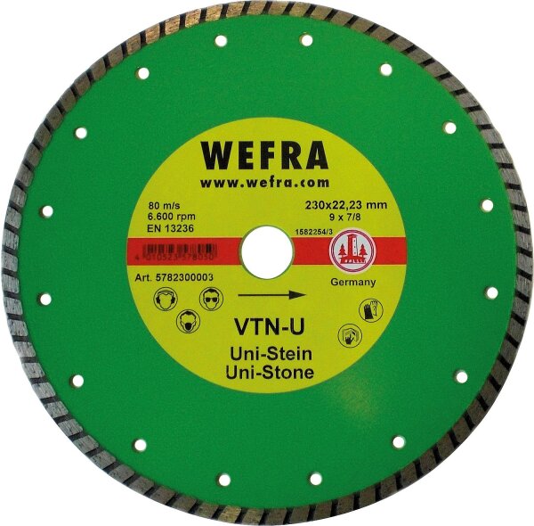 Diamanttrennscheibe 230 x 22 mm