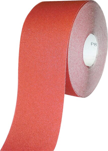 Korundschleifpapier 110mm/50m , Körnung A80 1 Rolle