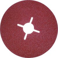 Fiberscheibe F-A für Metall Größe 125 x 22 mm, VPE 50, Körnung A80