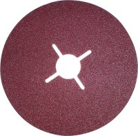 Fiberscheibe F-A für Metall Größe 125 x 22 mm, VPE 50, Körnung A100