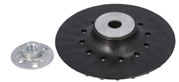 Stützteller für Fiberscheiben Typ FGT Größe 125mm x M14