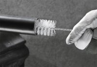 Zylinderbürste Ø 12 mm 300x100 mm Stahldraht 0,15 mm