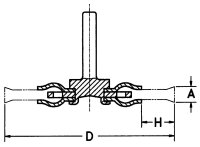 Rundbürste Ø 70 mm mit 6 mm Schaft Schleifborsten SIC K 120