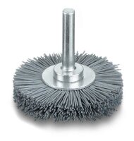 Rundbürste Ø 70 mm mit 6 mm Schaft Schleifborsten SIC K 320