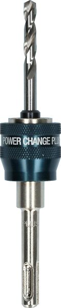 Lochsägeadapter BOSCH mit PowerChange Plus und SDS-Plus Aufnahme