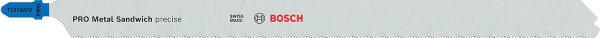 Stichsägeblätter BOSCH T1018AFP Länge 250mm VPE 3 Stück f. Metall- Sandwich-Paneelen
