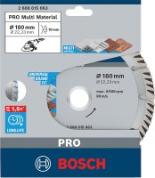 Diamanttrennscheibe BOSCH Standard for Universal Ø 180 x 22,23 x 2,4mm