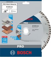 Diamanttrennscheibe BOSCH Standard for Universal Ø 230 x 22,23 x 2,6mm