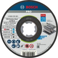 Trennscheibe BOSCH® für Edelstahl mit X - Lock...