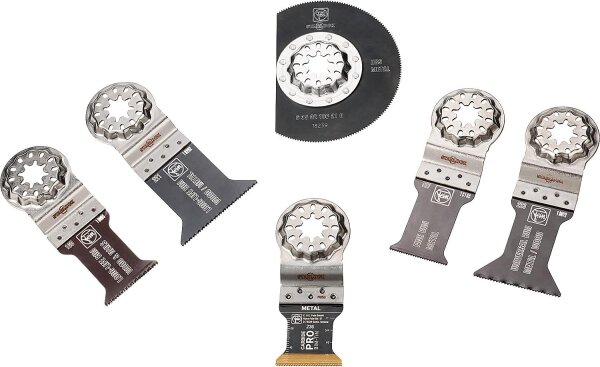 Sägeblätter-Set FEIN 6-teilig Best of E-Cut Starlock Metall