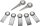 Messer-Set FEIN 7-teilig Profi-Set Starlock-Max