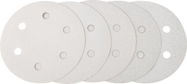 Klett-Schleifpapier-Set Eibenstock P80/100/120/150/180 je 5 Stück 6-fach gelocht Ø 225mm