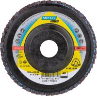 Lamellenschleifteller KLINGSPOR K40, 125x22,23mm gerade