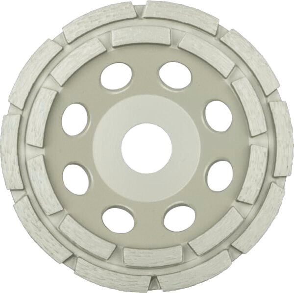 Diamantschleifteller KLINGSPOR 100 x 22,23 mm, 2-reihig