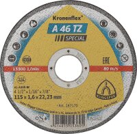 Trennscheibe KLINGSPOR A 46 TZ SPECIAL INOX 115 x 1,6 x...