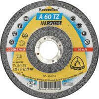 Trennscheibe KLINGSPOR gekröpft 125x1,0x22,23mm