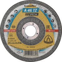 Trennscheibe KLINGSPOR A 46 TZ SPECIAL gekröpft 125...
