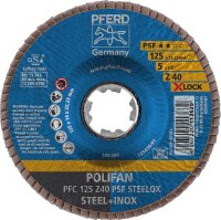 Lamellenschleifteller PFERD Ø 125 mm X-Lock K60...