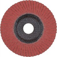 Lamellenschleifteller PFERD Ø 125 x 22,23 mm K80 für Edelstahl