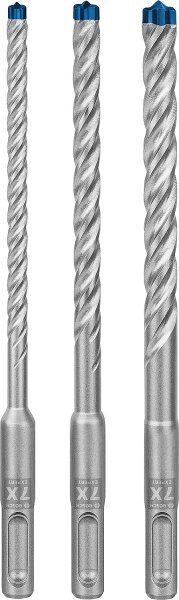 Hammerbohrer-Set BOSCH Expert 7X 3-teilig, 4-Schneider Ø6,8,10, Länge 165mm