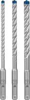 Hammerbohrer-Set BOSCH Expert 7X 3-teilig, 4-Schneider...