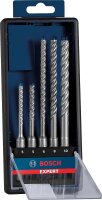 Hammerbohrer-Set BOSCH Expert 7X 5-teilig, 4-Schneider...