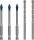 Fliesenbohrer-Set BOSCH 5-teilig HardCeramic Ø 3x6 mm Fliesenbohrer und 2x 6 mm Betonbohrer
mit 1/4" Sechskantaufnahme
