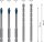 Fliesenbohrer-Set BOSCH 5-teilig HardCeramic Ø 3x6 mm Fliesenbohrer und 2x 6 mm Betonbohrer
mit 1/4" Sechskantaufnahme