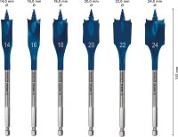 Flachfräsbohrer BOSCH 6-teilig Expert SELFCUT...