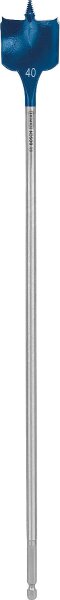 Flachfräsbohrer BOSCH Expert SELFCUT Ø 40mm, Länge 400mm mit 1/4" Sechskantaufnahme