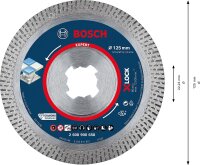 Diamanttrennscheibe BOSCH Expert HardCeramic Ø 125...
