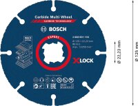 Trennscheibe BOSCH Expert Carbide Multiwheel Ø 125x22,23mm X-Lock