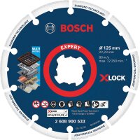 Diamanttrennscheibe BOSCH Ø 125x22,23mm, X-Lock