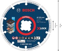 Diamanttrennscheibe BOSCH Ø 125x22,23mm, X-Lock